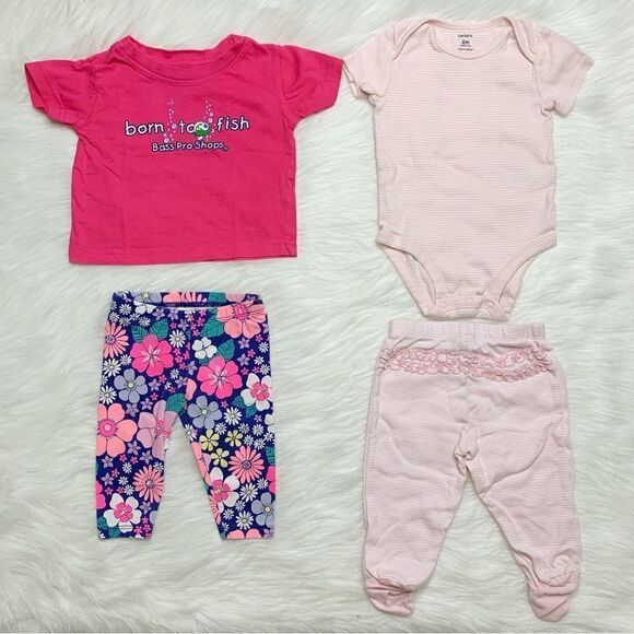 6 Months Baby Girl Summer Clothes LOT - Picture 2 of 8